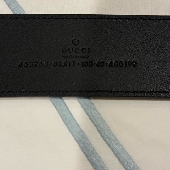 GG Gucci Marmont wide belt with pearl buckle. Size 100. Excellent condition - Picture 4 of 6